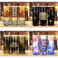 Load image into Gallery viewer, 15 New Year 2023 Tumbler Wrap Bundle Jpg
