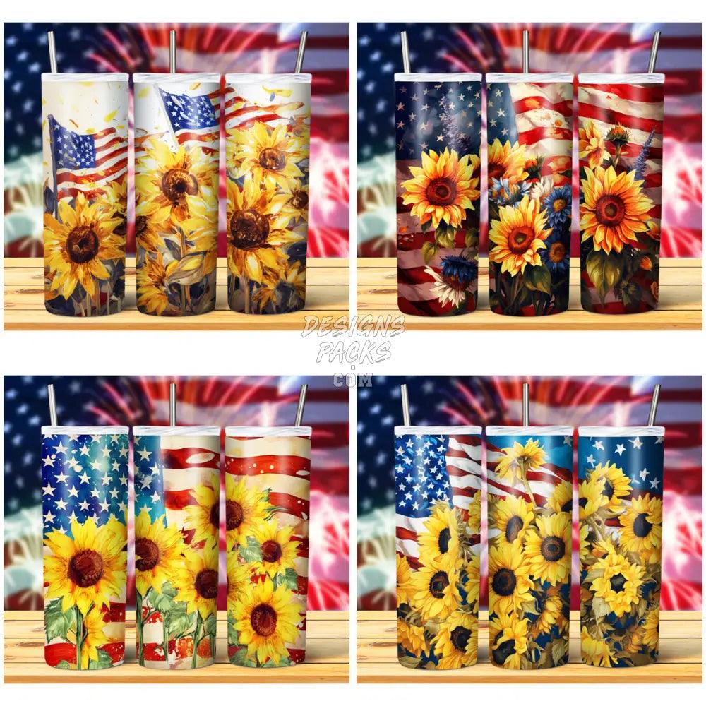 15 Patriotic Su Football Ower Tumbler Wrap Bundle Jpg