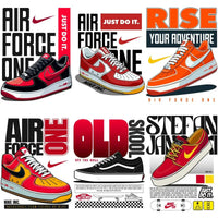 Load image into Gallery viewer, 15 Sneakers Brands Designs Bundle PNG AI PDF
