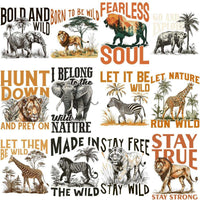 Load image into Gallery viewer, 15 Wild Animals Nature Designs Bundle PNG
