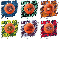 Load image into Gallery viewer, 15 Women Basketball Teams Lets Go Designs Bundle PNG
