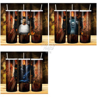 Load image into Gallery viewer, 15 Wood Halloween Wreck Villains Tumbler Wrap Bundle Jpg
