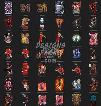 Load image into Gallery viewer, 150 Basketball Designs Bundle PNG designspacks
