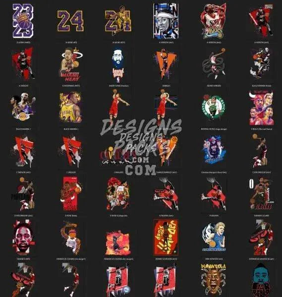 150 Basketball Designs Bundle PNG