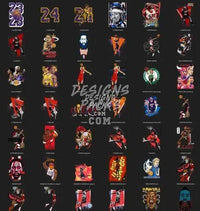 Load image into Gallery viewer, 150 Basketball Designs Bundle PNG
