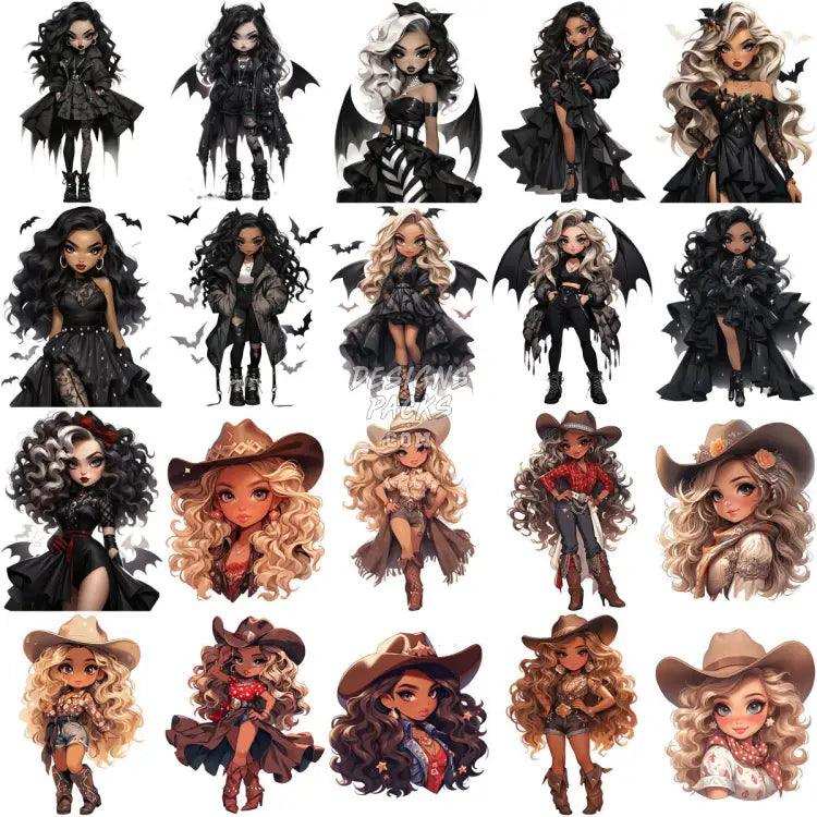 150 Girls Mega Designs Bundle Png