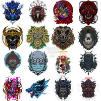 Load image into Gallery viewer, 150 Mega Samurai Japan Designs Bundle Png
