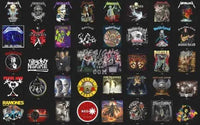 Load image into Gallery viewer, 150 Rock Metal V1 Halftone Designs Bundle PNG
