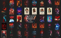 Load image into Gallery viewer, 150 Stranger Series Things Halftone Designs Bundle PNG
