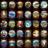 Load image into Gallery viewer, 150 World Travel Destinations &amp; Parks Designs Bundle PNG
