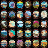 Load image into Gallery viewer, 150 World Travel Destinations &amp; Parks Designs Bundle PNG
