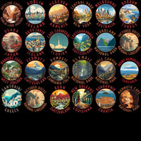 Load image into Gallery viewer, 150 World Travel Destinations &amp; Parks Designs Bundle PNG
