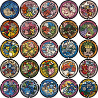 Load image into Gallery viewer, 153 Circle Pokefuta Japanese Manhole ball Poke V2 Designs Bundle PNG
