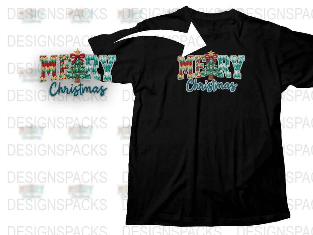 Merry Christmas Floral T-Shirt, Festive Holiday Tee, Colorful Xmas Flowers, Unisex Winter Apparel