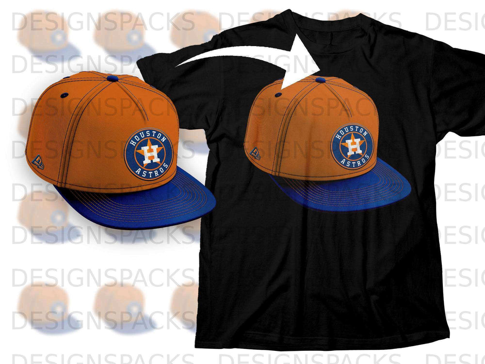 Houston Astros Cap and T-Shirt Combo Set
