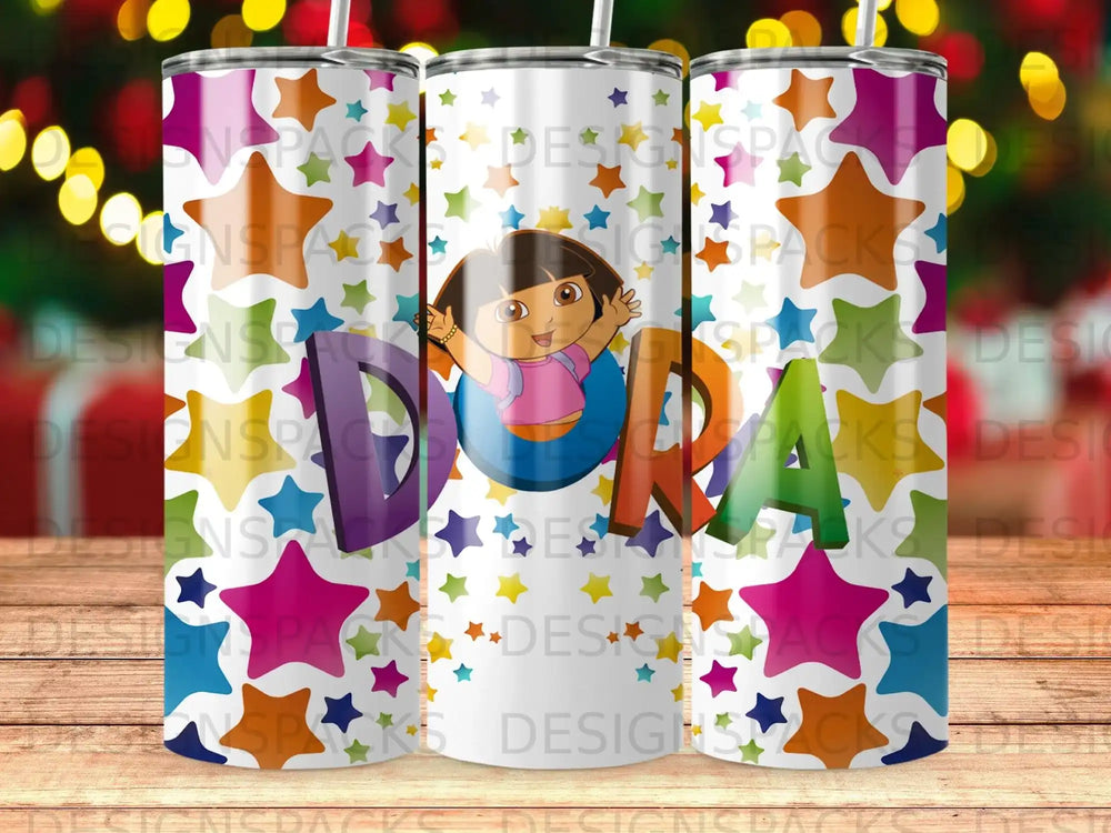Dora The Explorer Colorful Stars Tumbler product type