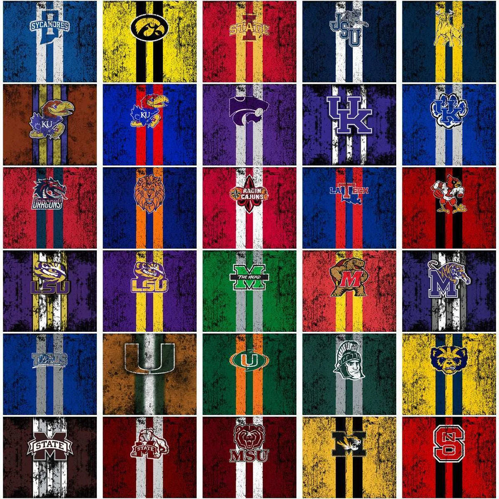 158 NCAA College Sports Grunge Style Tumbler Wrap Bundle JPG