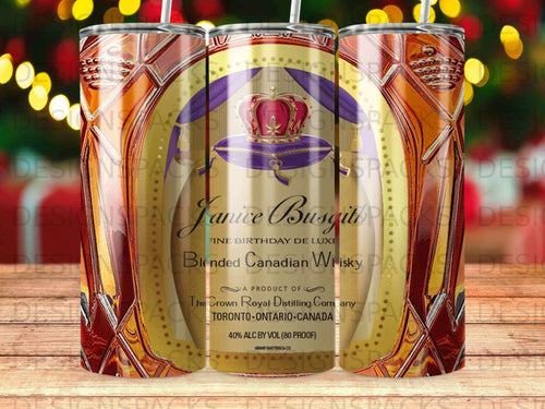 Blended Canadian Whisky tumbler with 