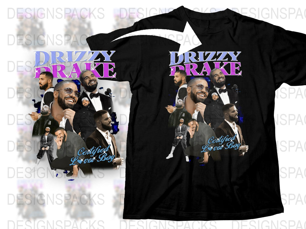 Drake Inspired T-Shirt, Certified Lover Boy Graphic Tee, Men's Fashion, Hip Hop Artist Apparel, Fan Merchandise