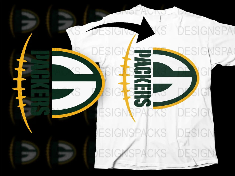 Green Bay Football T-Shirt, Vintage Logo Design, Sports Fan Apparel, Lightweight Cotton Tee, Unisex Fit, Gift for Football Fans