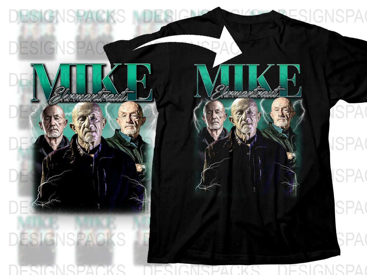 Mike Cinematic Portrait Graphic T-Shirt, Classic Movie Character Tee, Film Enthusiast Gift, Vintage Style Comfortable Apparel
