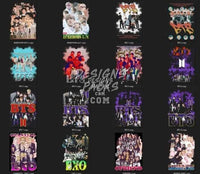 Load image into Gallery viewer, 16 KPOP V2 Designs Bundle PNG designspacks
