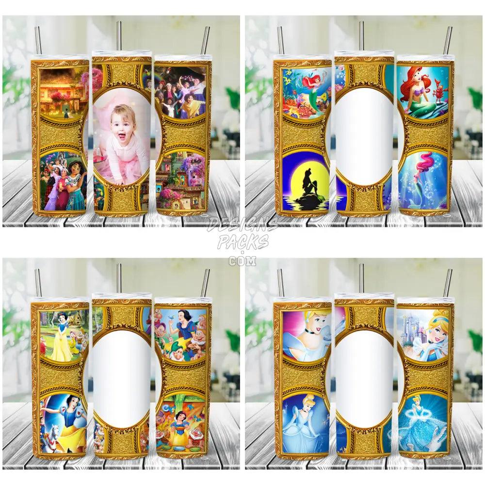 16 Cartoon Photo Tumbler Wrap Bundle Jpg