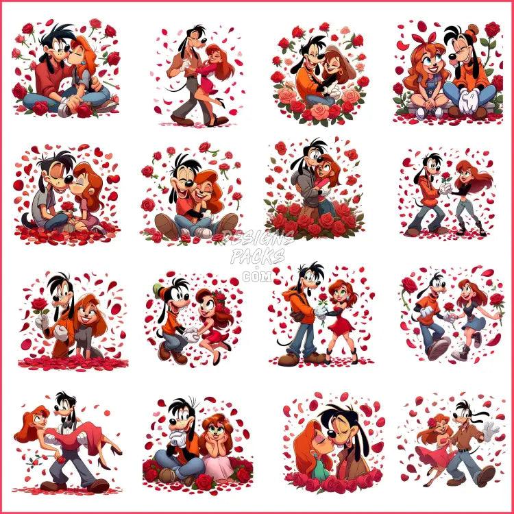 16 Max And Roxanne Valentine Designs Bundle Png