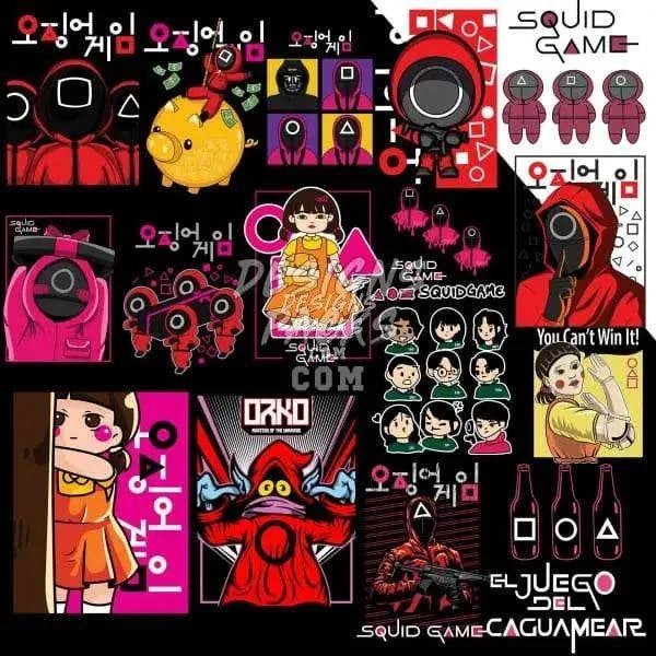 16 Serie Designs Bundle PNG + AI
