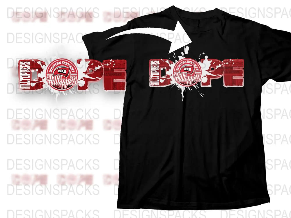 Men's Black Graphic T-Shirt Unique Hope Design, Casual Streetwear Style, Trendy Red Lettering Tee
