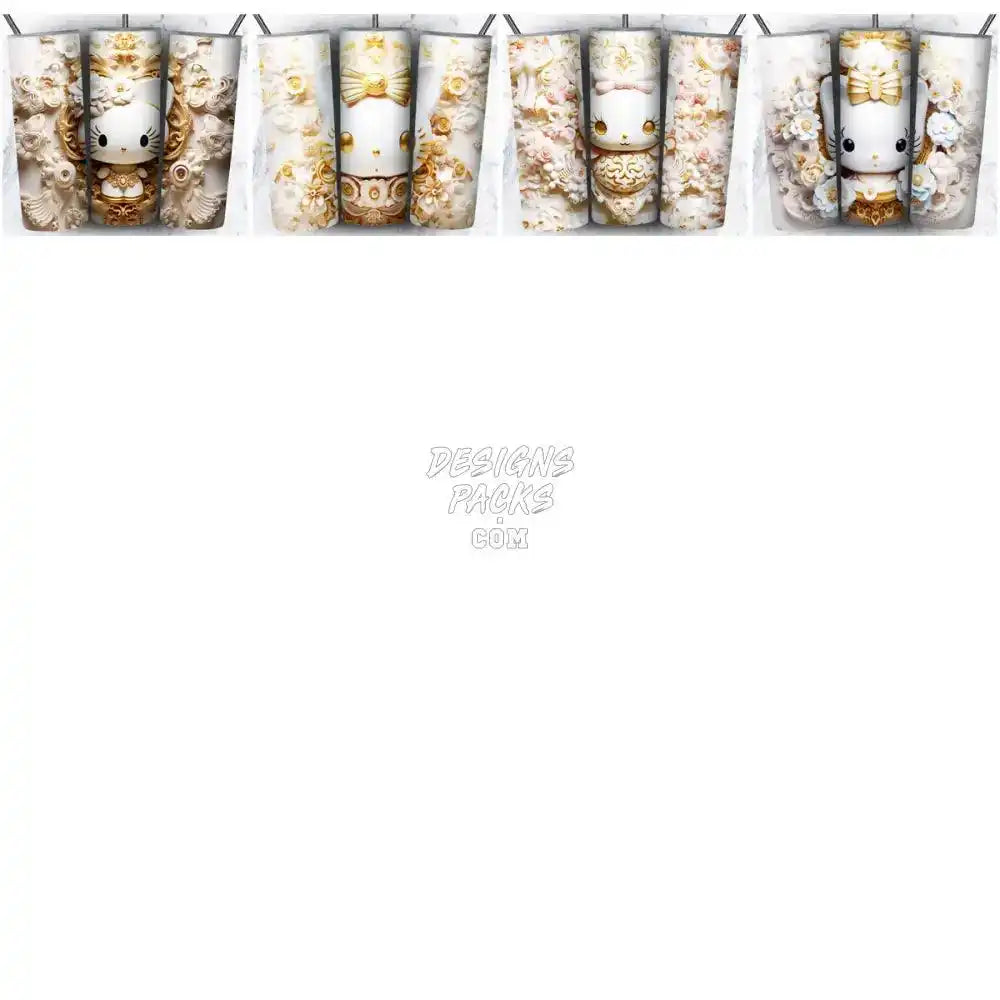 164 Porcelain Chibi Mix Cartoon Tumbler Wrap Bundle Jpg