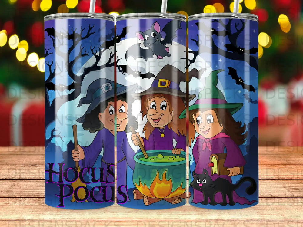 Hocus Pocus Witches Cauldron Bats Halloween product type