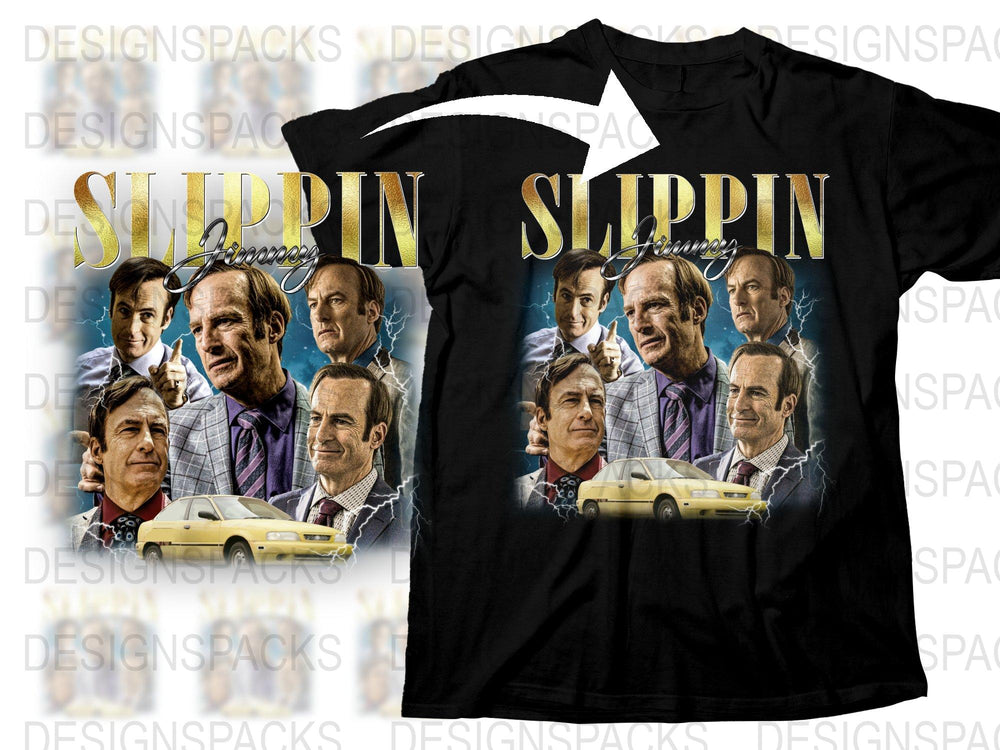 Breaking Bad Inspired T-Shirt, Classic TV Show Graphic Tee, Slippin' Jimmy Design, Fan Merchandise
