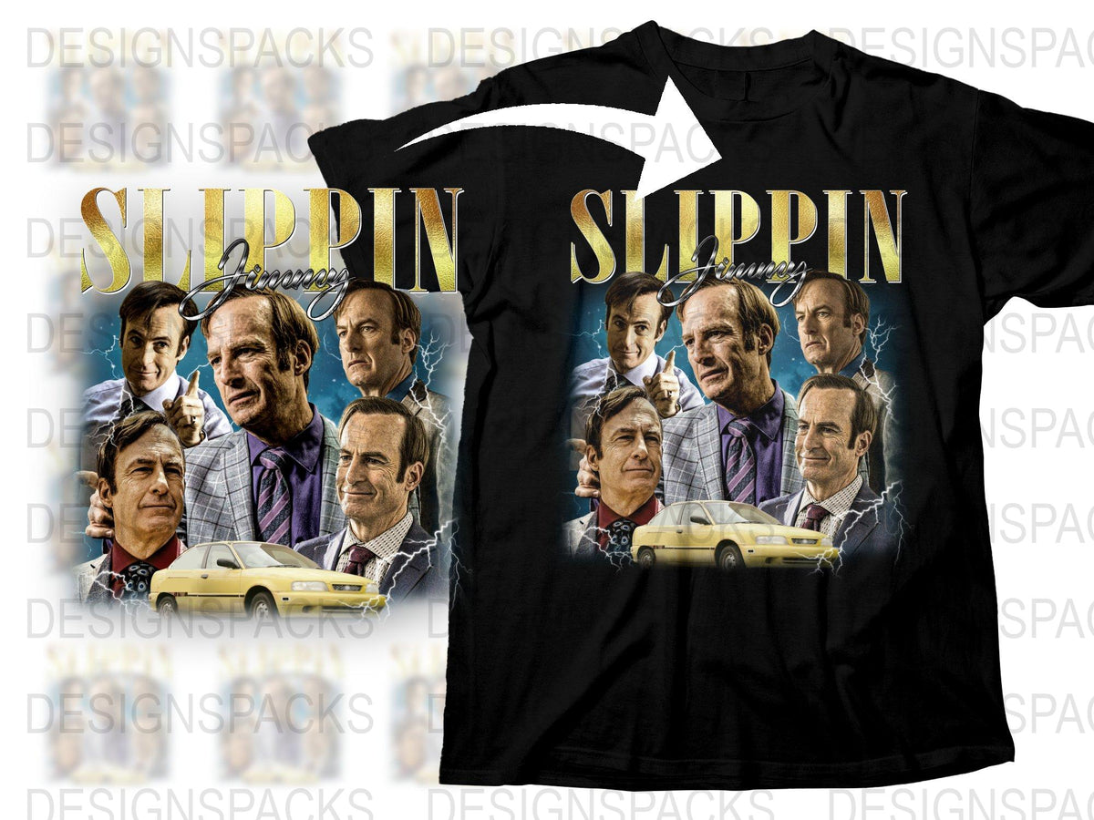 Breaking Bad Inspired T-Shirt, Classic TV Show Graphic Tee, Slippin' Jimmy Design, Fan Merchandise