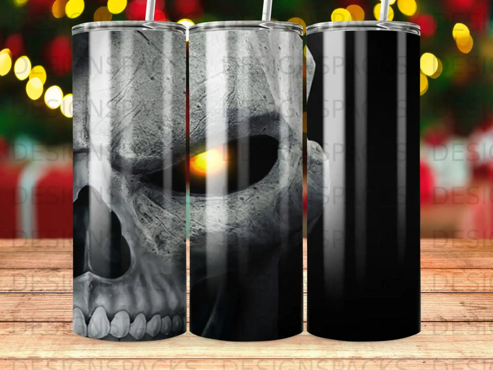 Scary Skull Glowing Eye Dark Design Tumbler product type