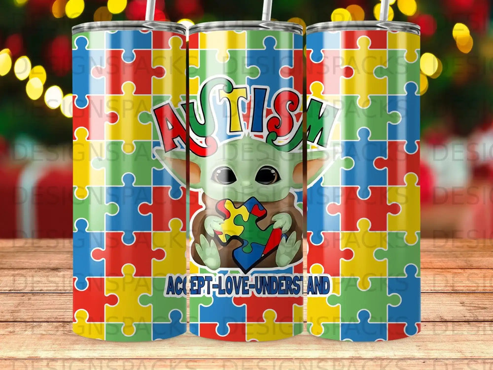 Grogu Autism Puzzle Accept Love Understand product type
