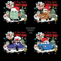 Load image into Gallery viewer, 17 Cars Cartoon Christmas Designs Bundle Png
