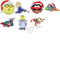 Load image into Gallery viewer, 17 Muppet Christmas Cartoon Designs Bundle Png
