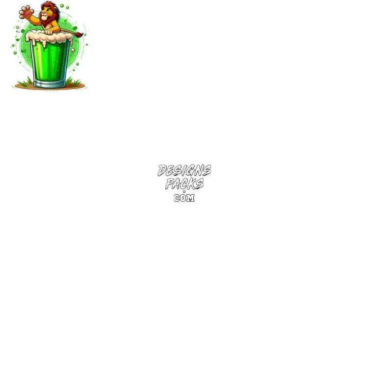 17 St. Patrick’s Day Cartoon Glass Designs Bundle Png