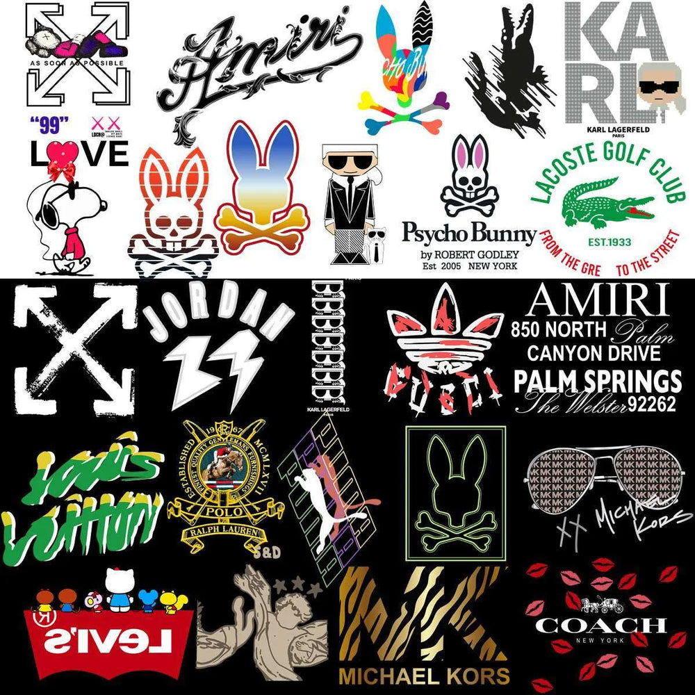 170 Popular Brand Mix Mega Streetwear Designs Bundle PNG