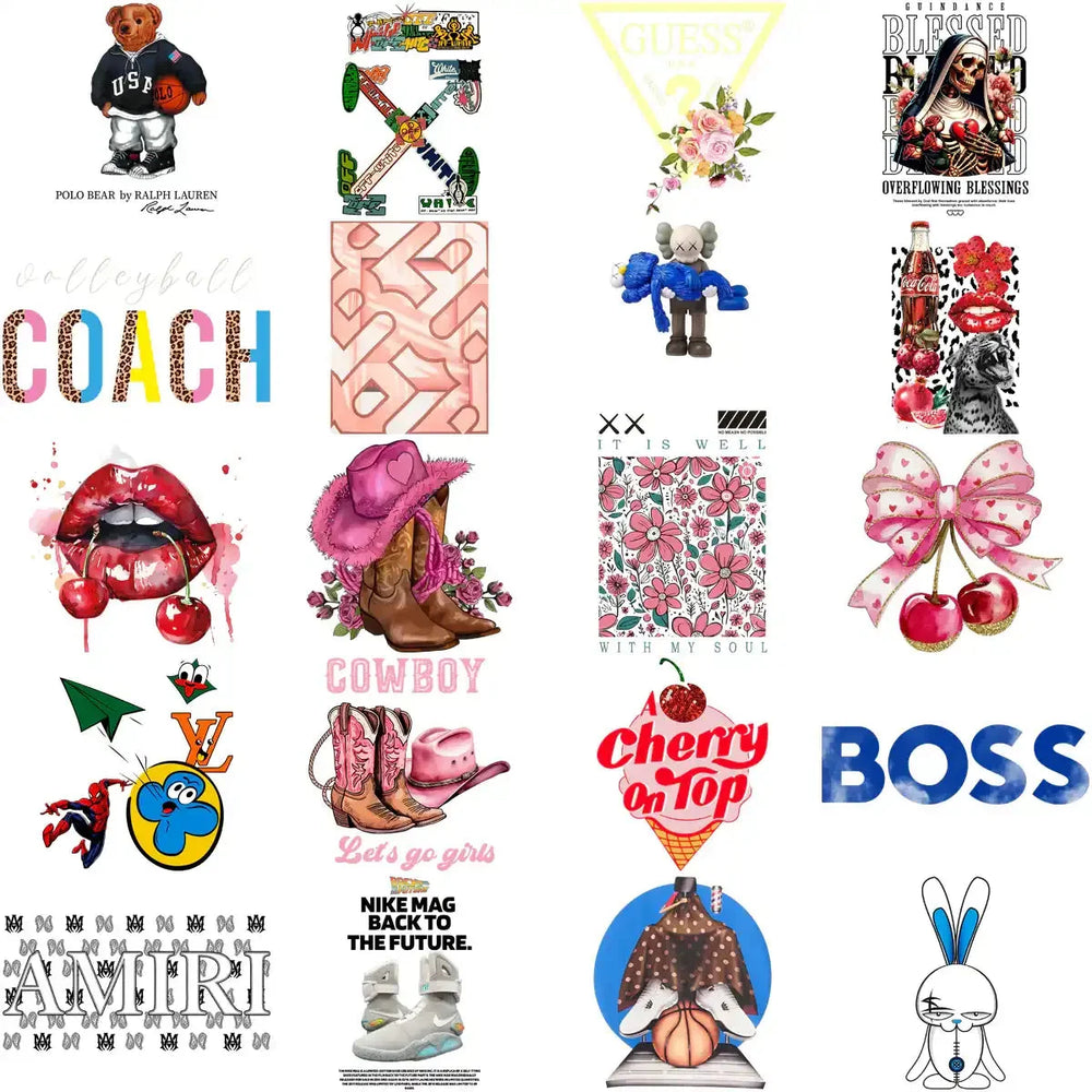 170 Popular Brand Mix Mega Streetwear Designs Bundle PNG