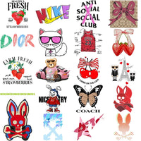 Load image into Gallery viewer, 170 Popular Brand Mix Mega Streetwear Designs Bundle PNG
