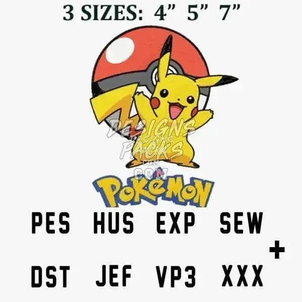 Anime Ball Embroidery Design