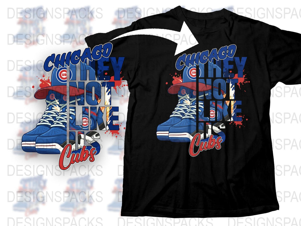 Chicago Cubs T-Shirt, City Love Graphic Tee, Sports Fan Apparel, Baseball Team Fashion Shirt