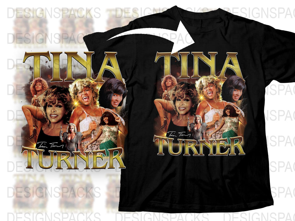 Vintage Tina Turner Graphic T-Shirt, Classic Rock Music Tee, Retro Band Shirt, Iconic Singer Fashion Top, Collectible Memorabilia