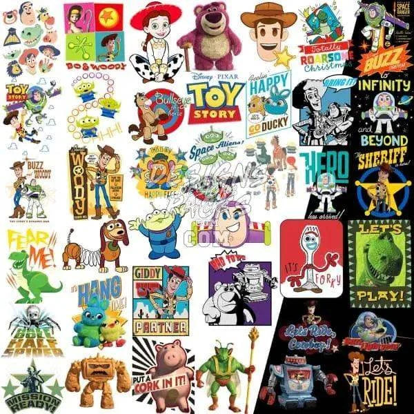 175 Cartoon Designs Bundle PNG