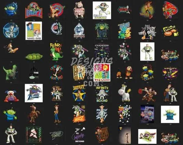 175 Cartoon Designs Bundle PNG