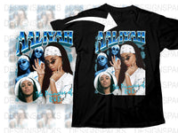 Vintage Aaliyah T-Shirt, 90s Hip Hop Fashion, Retro RandB Princess Graphic Tee, Urban Streetwear, Unisex Clothing, Music Fan Gift Idea