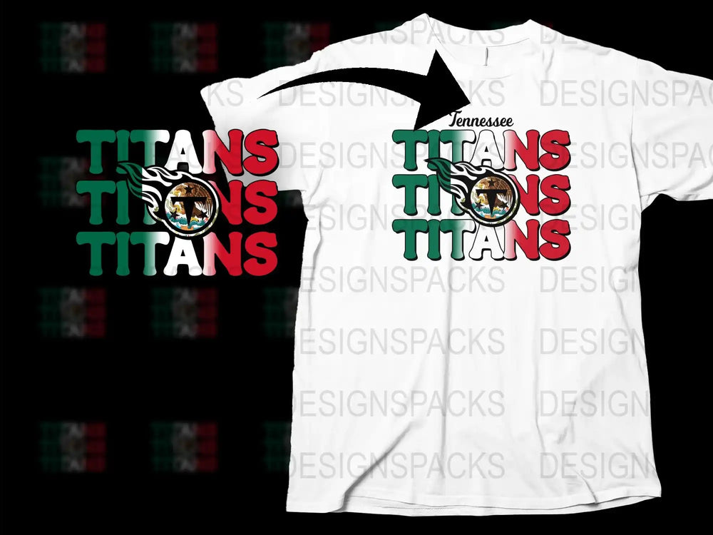 Tennessee Titans T-Shirt Vintage Style Graphic Tee NFL Sports Fan Apparel