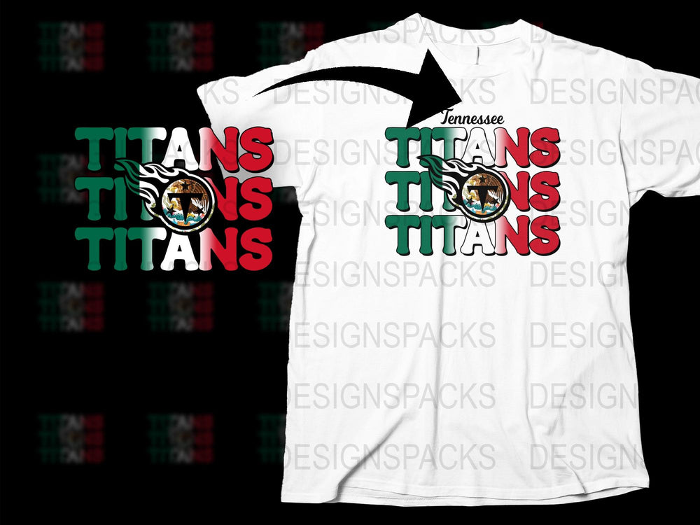 Tennessee Titans T-Shirt Vintage Style Graphic Tee NFL Sports Fan Apparel
